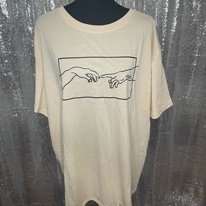 Graphic print T shirt